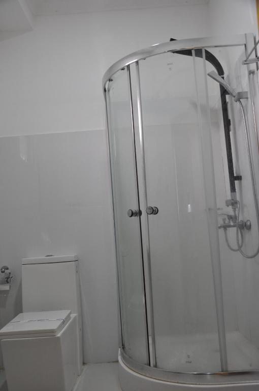 Koupelna v ubytování Villa Hotel