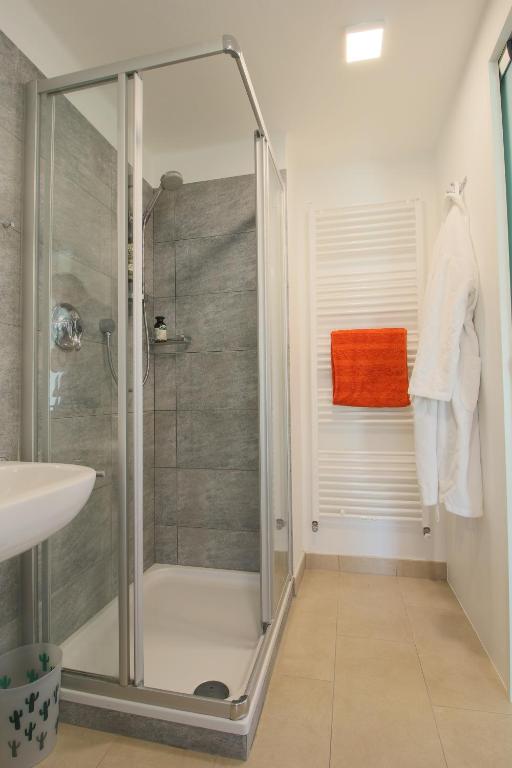 Koupelna v ubytování Apartment Haus Lang