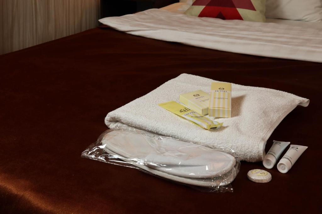 Postel nebo postele na pokoji v ubytování De'Mar Hotel