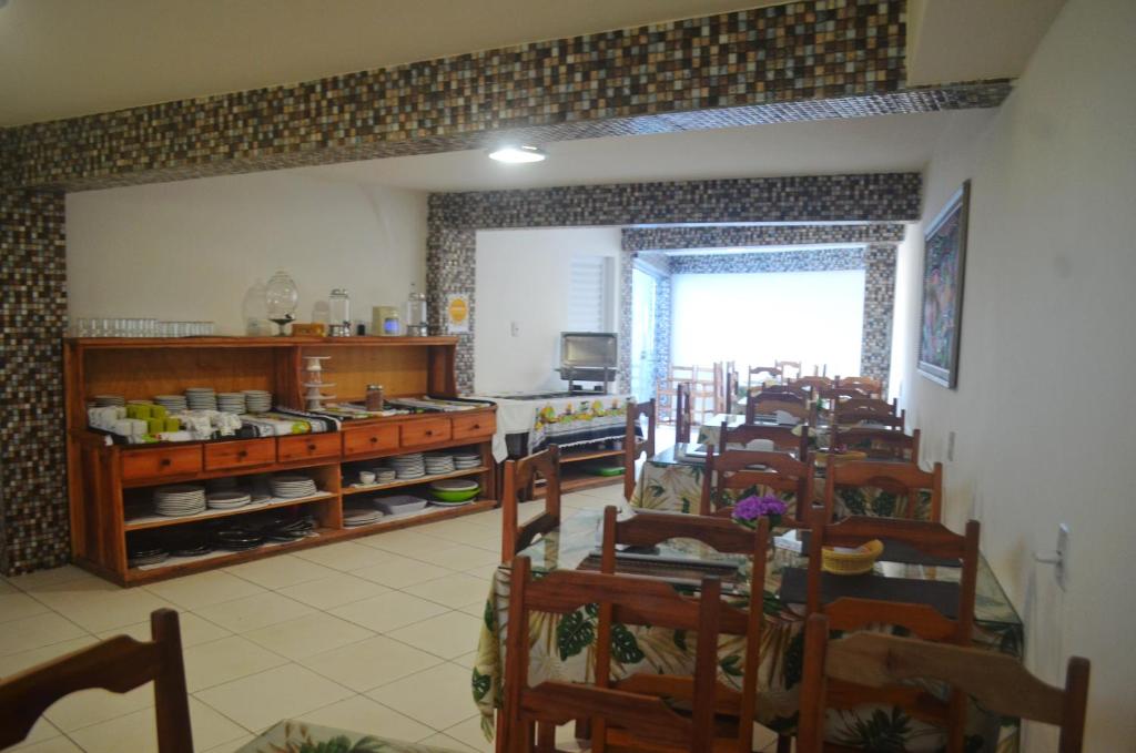 Kuchyň nebo kuchyňský kout v ubytování Lamares Pousada de Charme