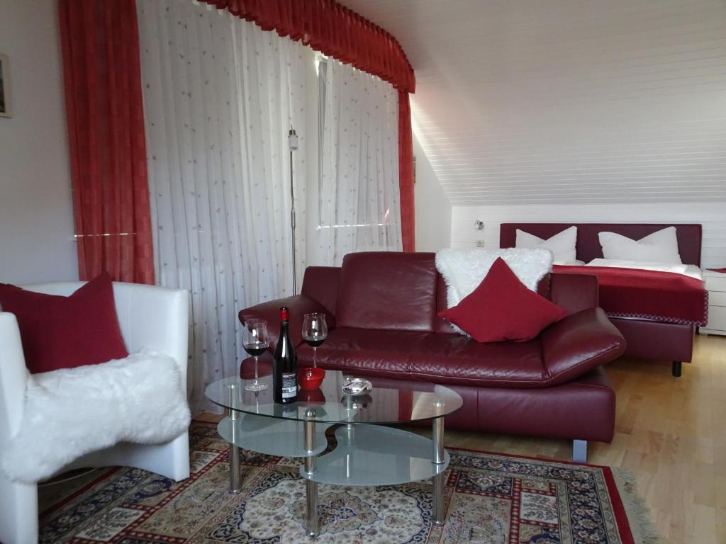 Χώρος καθιστικού στο Haus Holzheimer