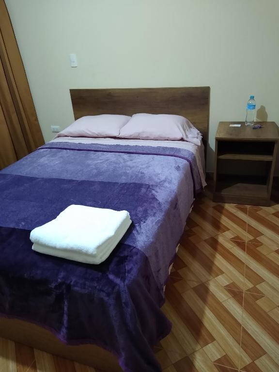Postel nebo postele na pokoji v ubytování D' Barrig