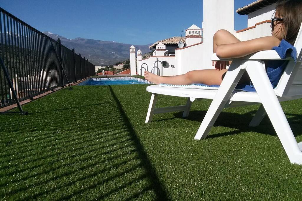 A garden outside MIRADOR DEL VALLE