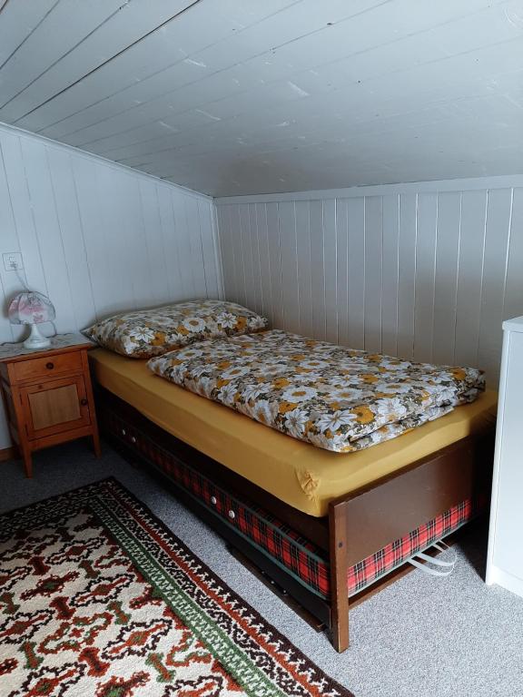 Postel nebo postele na pokoji v ubytování Casa Schuoler