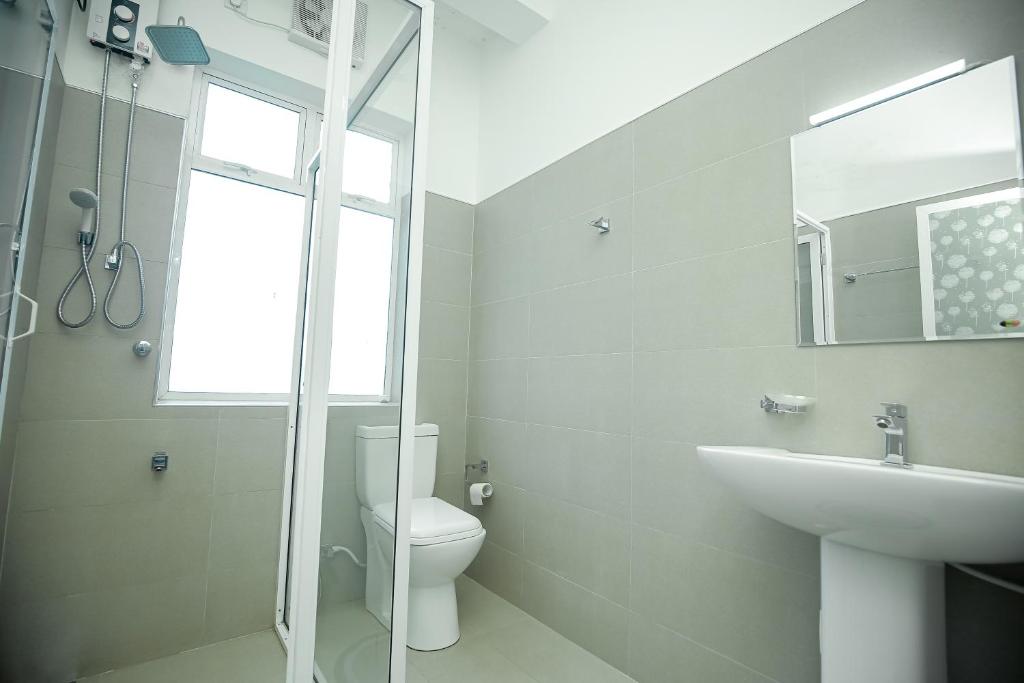 Koupelna v ubytování RoaBaa Guesthouse
