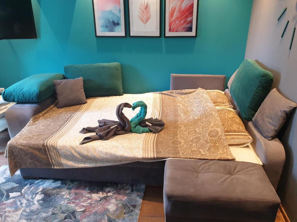 Posezení v ubytování Lux apartman Čačak