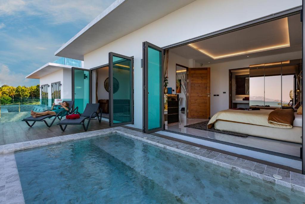 Bazén v ubytování Saengsuree Villas Koh Yao Yai nebo v jeho okolí