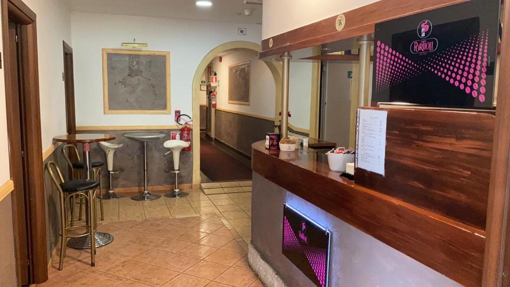 Kuchyň nebo kuchyňský kout v ubytování Park Hotel Serenissima