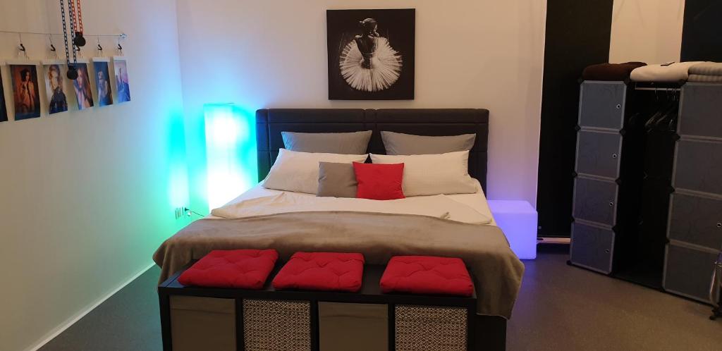 Postel nebo postele na pokoji v ubytování Studio Appartement