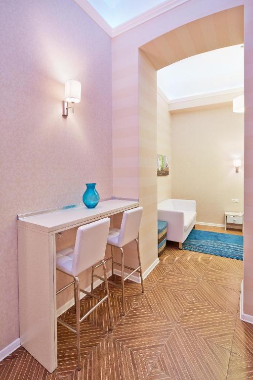 Posezení v ubytování Lviv Apartments