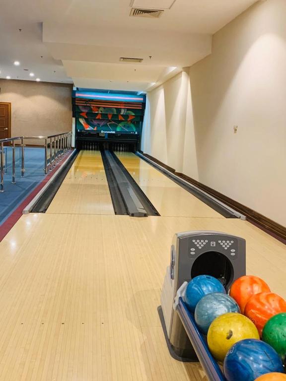 Biliár nebo kulečník v ubytování Abha Palace Hotel