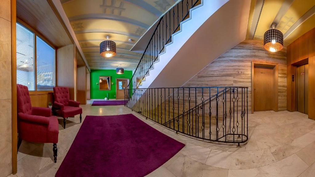 Posezení v ubytování Hotel Parsberg