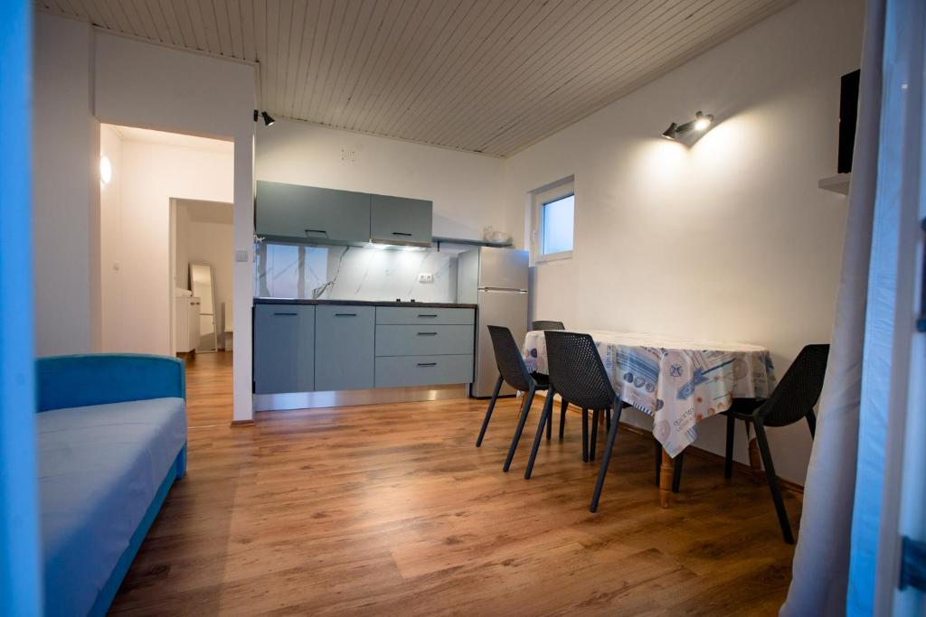 Dapur atau dapur kecil di Apartments & Rooms Fam Ribarić