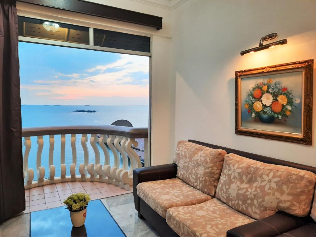 Posezení v ubytování Maison Seaview Suites Port Dickson