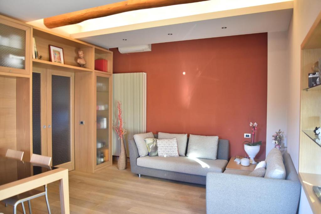 Posezení v ubytování Appartamento in Villa con Piscina - Mhateria Relais