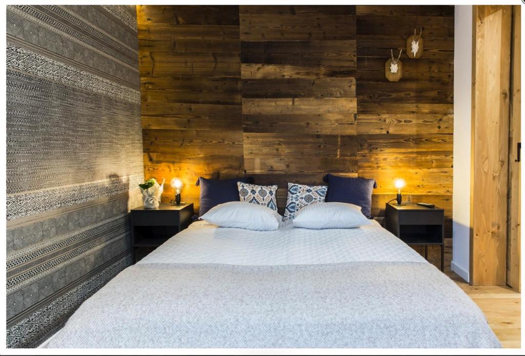 Posteľ alebo postele v izbe v ubytovaní VIP Apartamenty Gorski Relax SPA