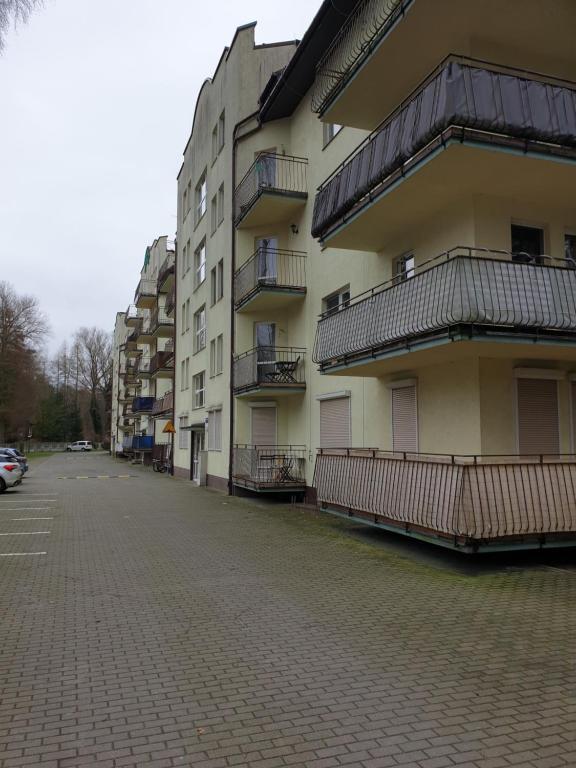 Budynek, w którym mieści się apartament