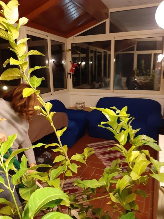 Posezení v ubytování casa vacanze Rita
