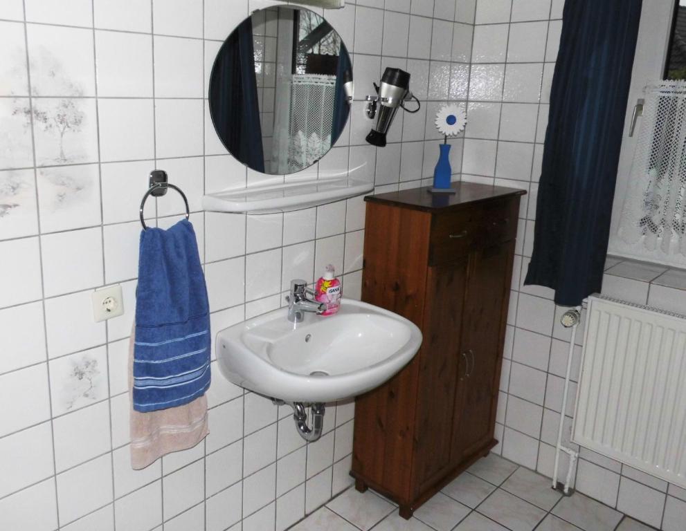 Koupelna v ubytování Haus Ramona