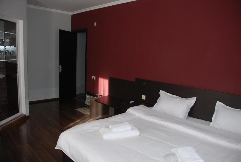 Ein Bett oder Betten in einem Zimmer der Unterkunft Monte Bianco