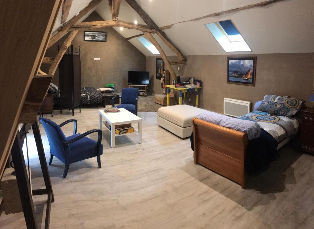 La mansarde des Sources - Habitación Familiar Con Ducha
