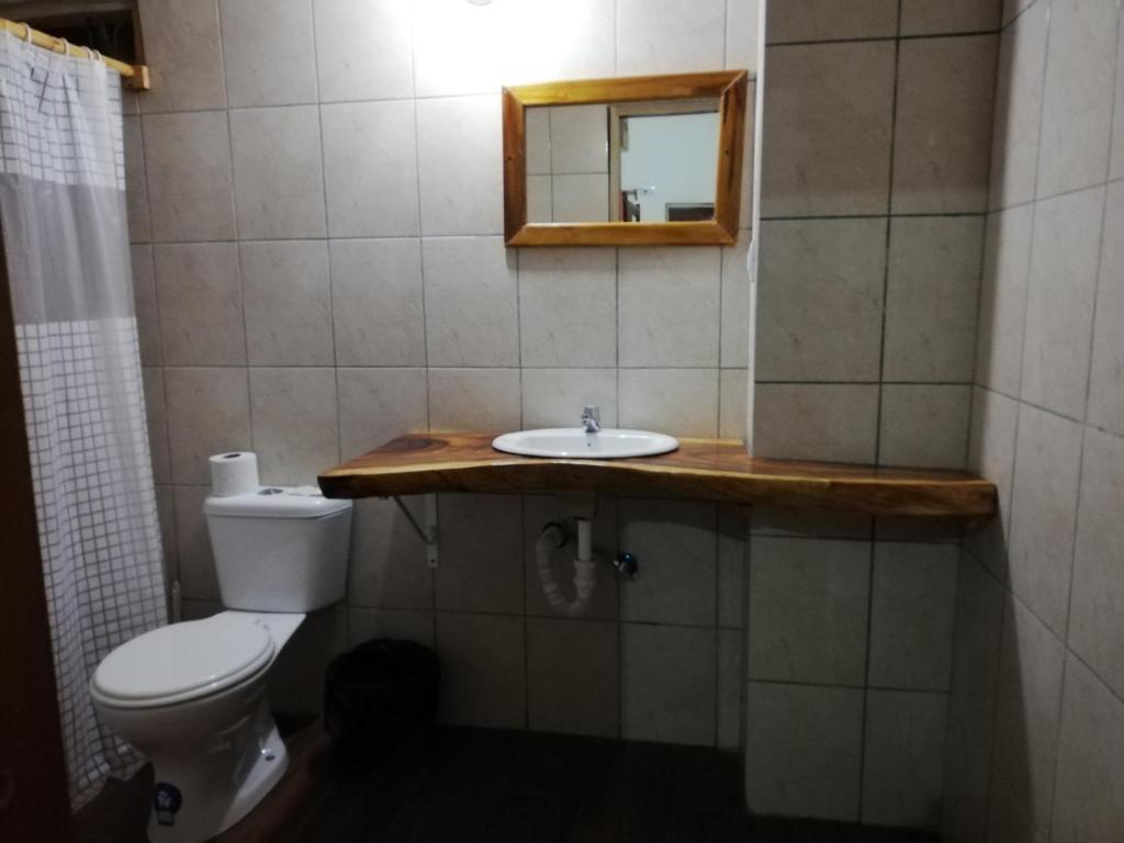 Koupelna v ubytování Canoamar