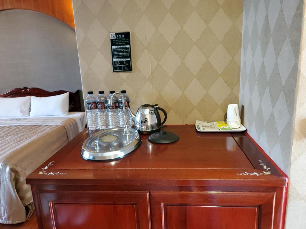 Postel nebo postele na pokoji v ubytování Aegean Garden Motel