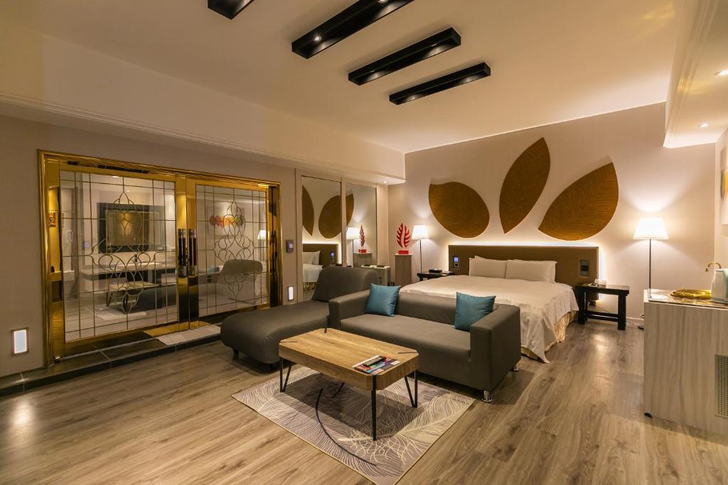 Postel nebo postele na pokoji v ubytování Soho Motel