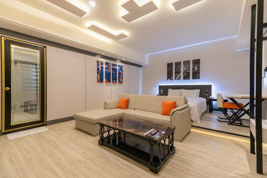 Posezení v ubytování Soho Motel
