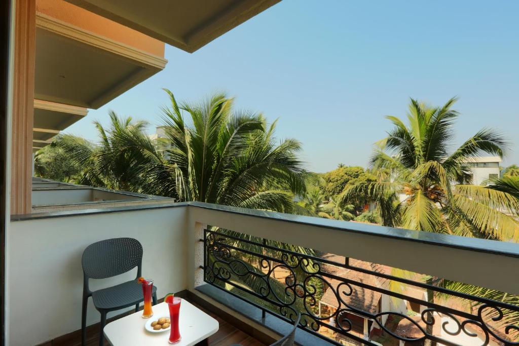 Balkón nebo terasa v ubytování Resort The Lohias, Goa Candolim