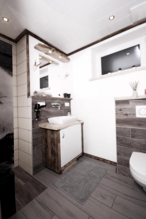 Kuchyň nebo kuchyňský kout v ubytování Eberl´s Zirbenlodge