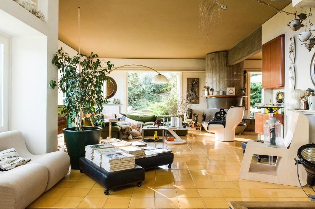 Posezení v ubytování B&B Villa Fortezza