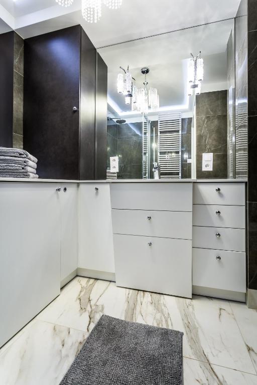 Kúpeľňa v ubytovaní ResiNest Apartamenty Nowe Bojary