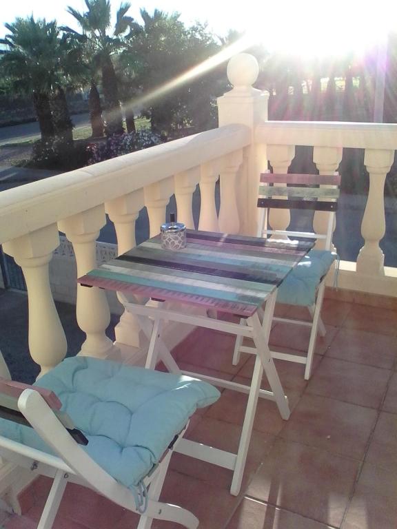 A balcony or terrace at Estrella