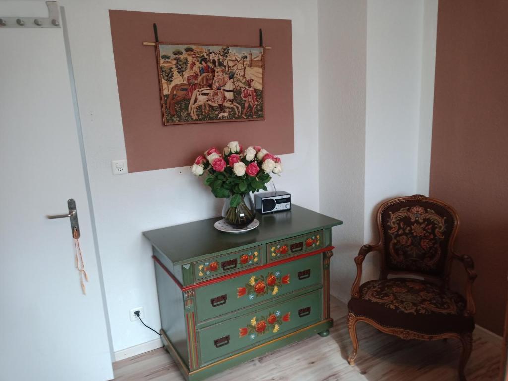 Posezení v ubytování B&B Im Bitzi