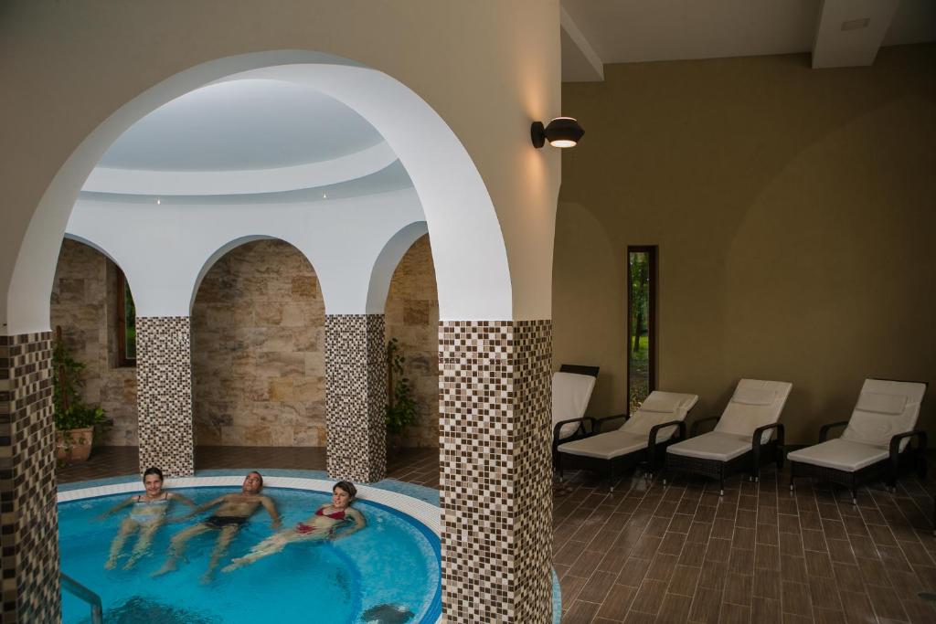 Bazén v ubytovaní Főnix Wellness Resort alebo v jeho blízkosti