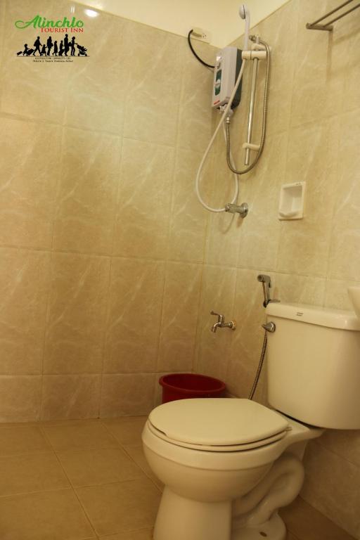 Koupelna v ubytování Alinchlo Hotel