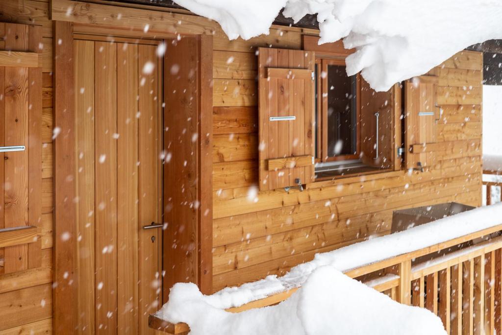 Labbrunnu OG in den Walliser Alpen v zimě