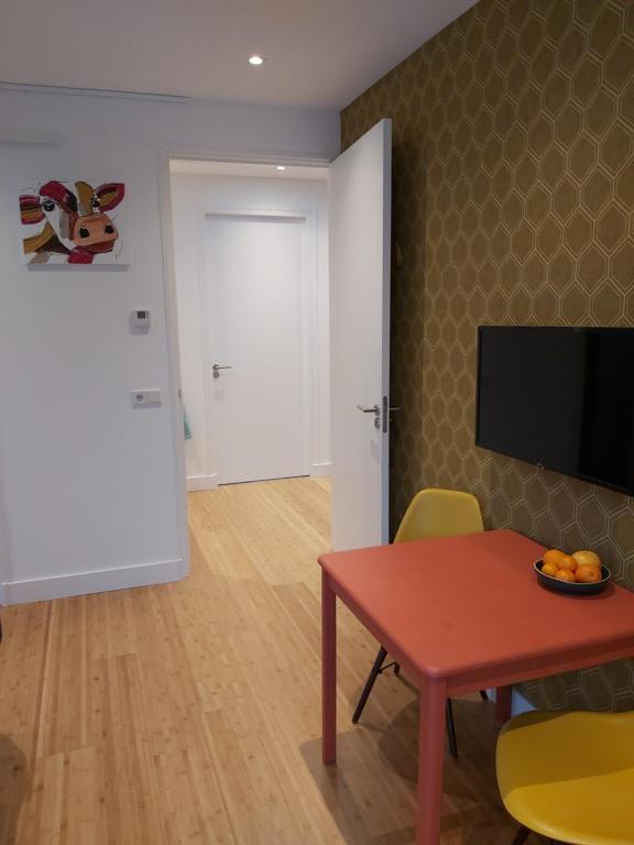 TV a/nebo společenská místnost v ubytování Luxury Suites Oosterwold