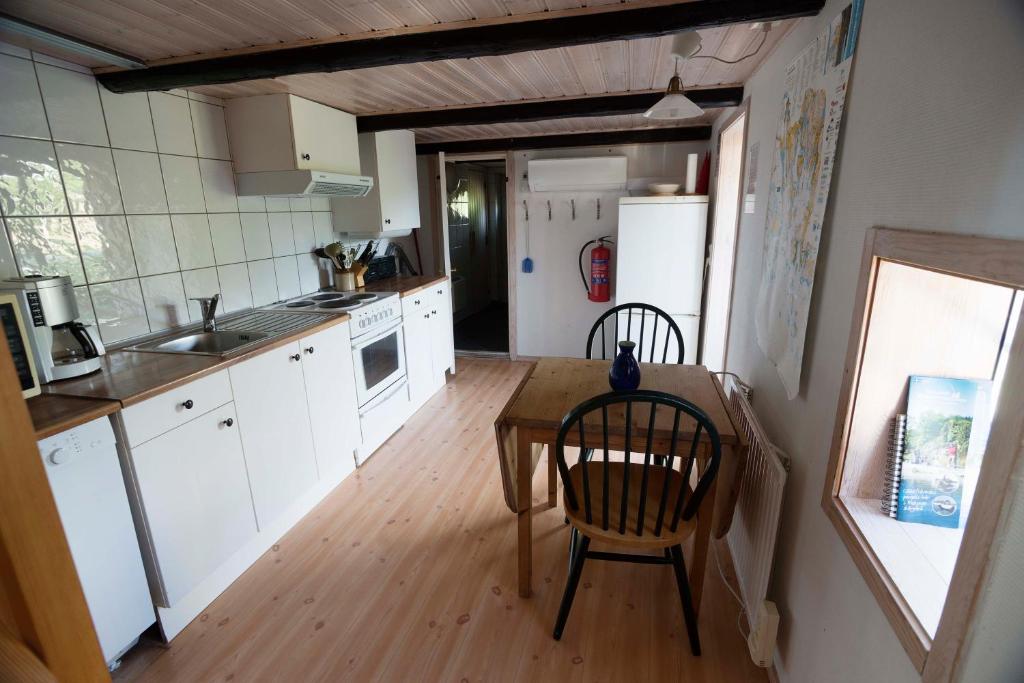 Kuchyň nebo kuchyňský kout v ubytování Magasinet