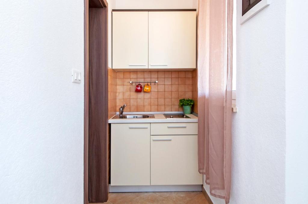 Kuchyň nebo kuchyňský kout v ubytování F&R Apartments