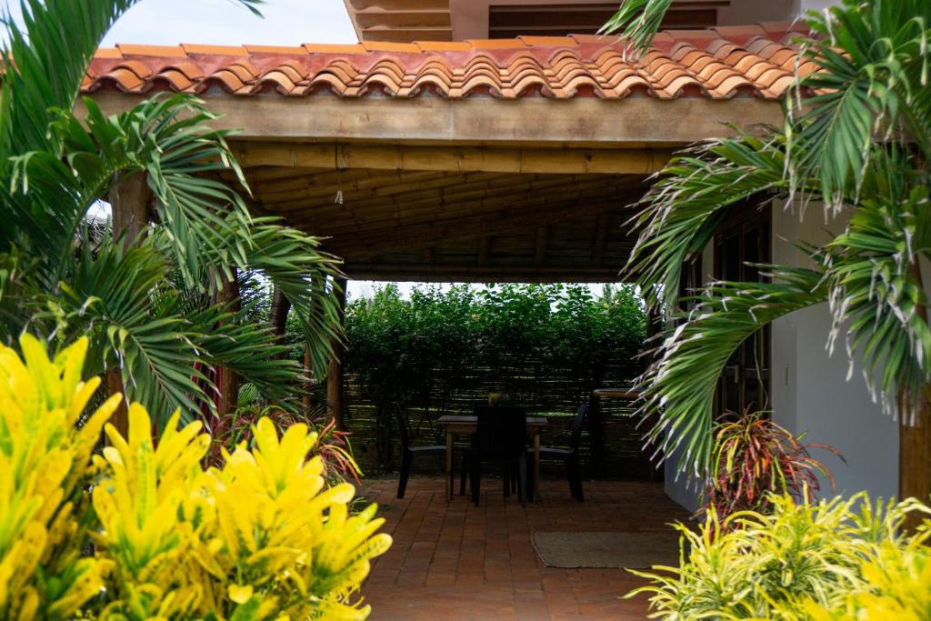 Zahrada ubytování Canoa Suites