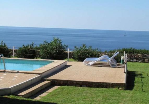 Bazén v ubytování VILLA HELIOS Villa en Cala Pi con vistas despejadas nebo v jeho okolí