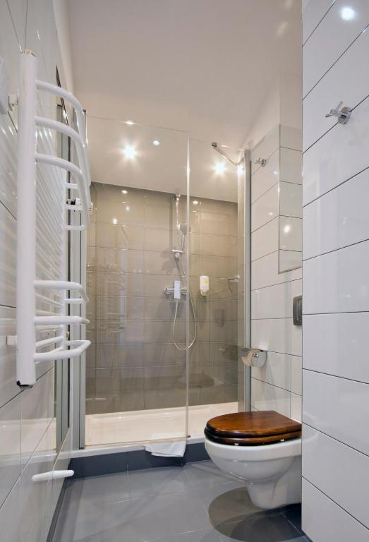 Koupelna v ubytování Meduza Hotel & Spa