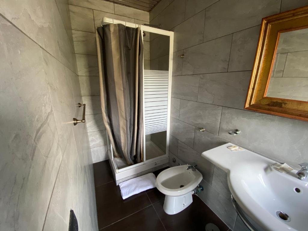 Koupelna v ubytování Park Hotel Serenissima
