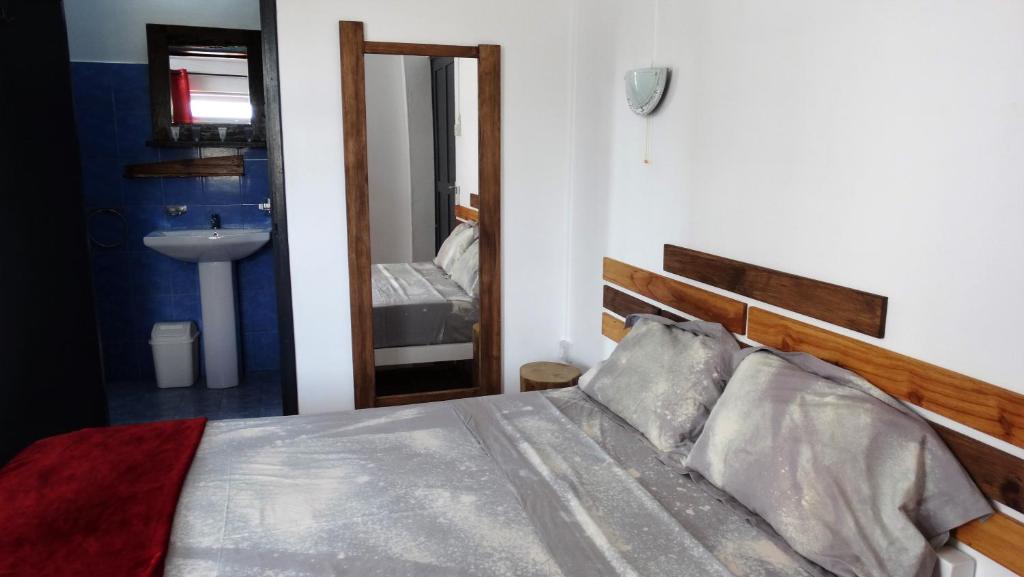 Postel nebo postele na pokoji v ubytování Le Pôle