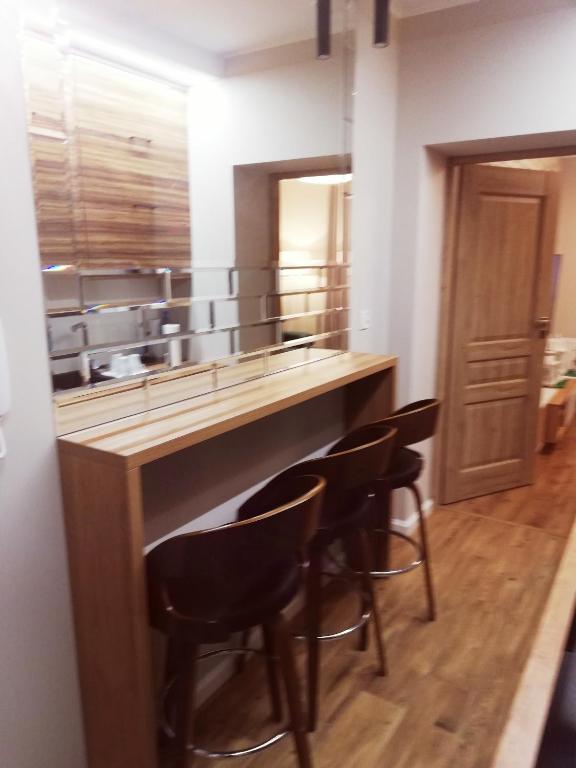 Kuchyňa alebo kuchynka v ubytovaní Apartamenty przy Gimnazjalnej