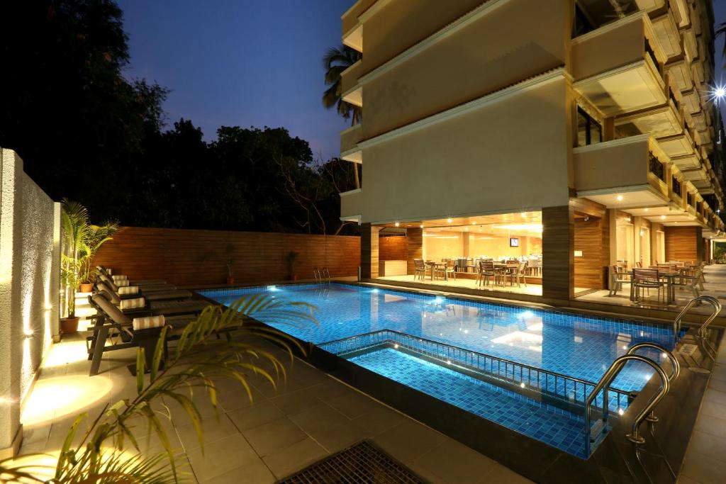 Bazén v ubytování Resort The Lohias, Goa Candolim nebo v jeho okolí