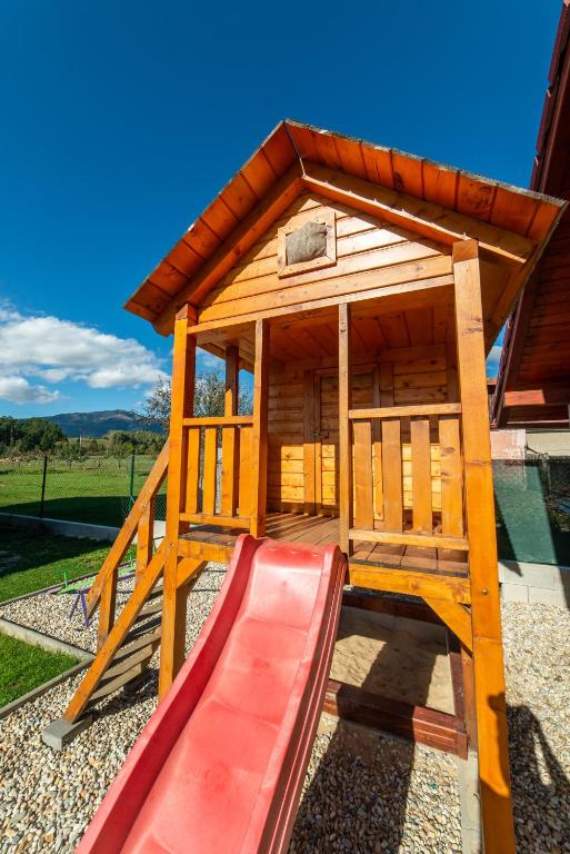 A balcony or terrace at Chata Radiva