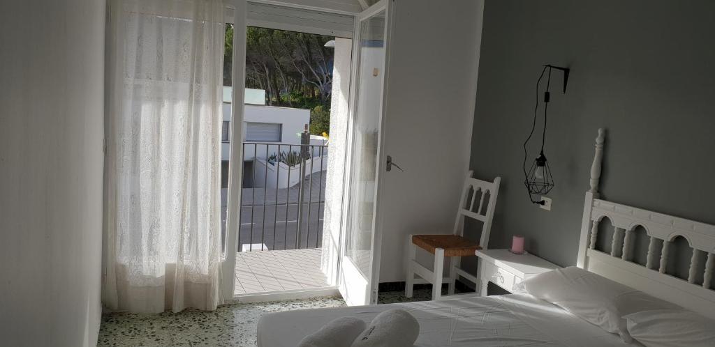 Posteľ alebo postele v izbe v ubytovaní El Pas, Apartamento con vistas al mar L1